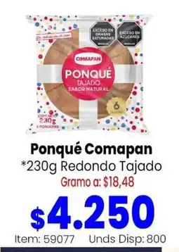 MercaTodo Ponqué Comapan oferta