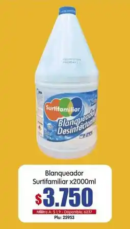 Surtifamiliar Surtifamiliar blanqueador desinfectante oferta