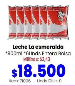 MercaTodo Leche La esmeralda oferta
