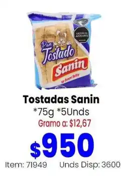 MercaTodo Sanin tostadas oferta