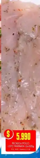 Mercapava Pechuga pollo listo marinada oferta