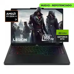 Falabella PORTATIL GAMER LEGION 5 - RYZEN 7 - RTX 5060 8GB - 40GB RAM - 1TB SSD - 15.3 WUXGA 165 Hz oferta