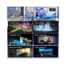 Falabella Televisor Hi-QLED 4K QD5SV 55 Pulgadas Smart TV VIDAA 55QD5SV oferta