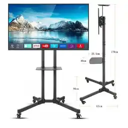 Falabella Pedestal para Tv con Ruedas Ajustable Compatible 32 a 70 Pulgadas Uso Profesional oferta