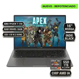 Falabella PORTATIL VIVOBOOK M1605, RYZEN 7 170 CHIP AMD IA, LPDDR5 16GB SSD 1TB M.2 NVME, 16 WUXGA oferta