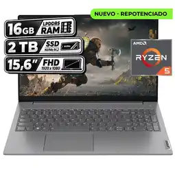 Falabella PORTÁTIL V15 G4 AMN - AMD RYZEN 5 7520U - 16GB RAM - 2TB SSD - 15.6 FHD - RJ45 ETHERNET oferta