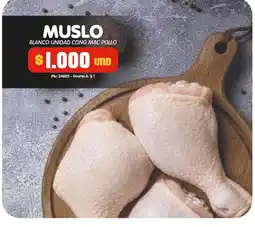Surtifamiliar Muslo blanco unidad cong mac pollo oferta