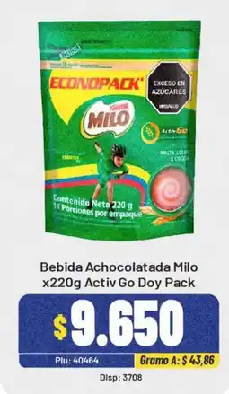 Surtifamiliar Bebida Achocolatada Milo oferta