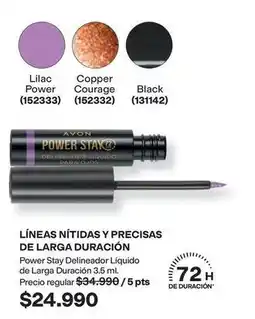 Avon Avon - power stay delineador líquido de larga duración oferta