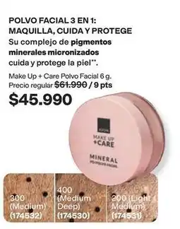 Avon Piel - polvo facial 3 en 1 oferta