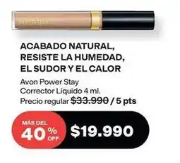 Avon Avon - power stay corrector líquido oferta