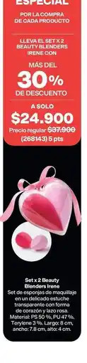 Avon Lazo - set x 2 beauty blenders irene oferta