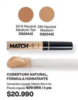 Avon Avon - corrector líquido match me 4 ml oferta
