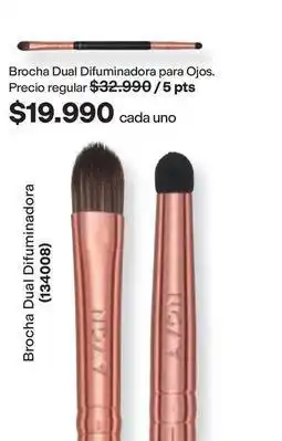 Avon Brocha dual difuminadora para ojos. (134008) oferta