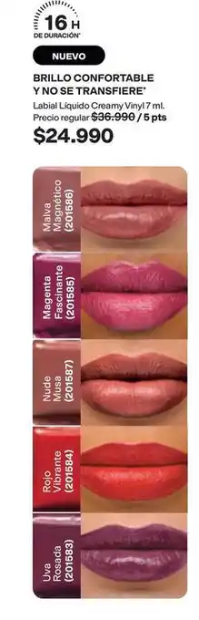 Nude - labial líquido creamy vinyl 7 ml