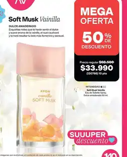 Avon Avon - soft musk vainilla eau de toilette spray oferta