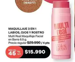 Avon Multi - maquillaje 3 en 1 labios, ojos y rostro oferta