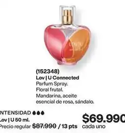 Avon Mandarina - lov | u connected parfum spray oferta