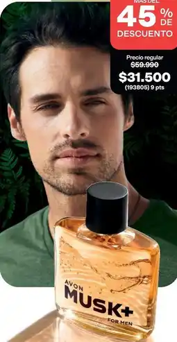 Avon Avon - musk+ for men oferta