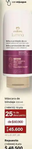 Natura Natura - máscara de blindaje 220 ml oferta