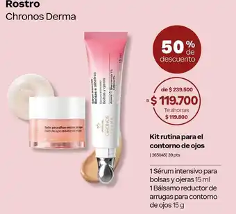Natura - kit rutina para el contorno de ojos