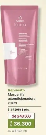 Natura Natura - repuesto mascarilla acondicionadora 250 ml oferta