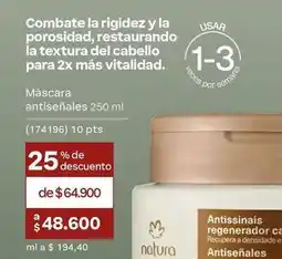 Natura Natura - máscara antiseñales 250 ml (174196) oferta