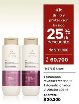 Natura Kit brillo y protección básico oferta
