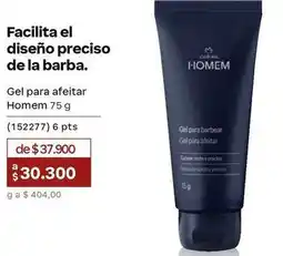 Natura Natura - gel para afeitar homem 75 g (152277) oferta