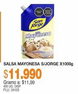 Mercar San jorge salsa mayonesa oferta