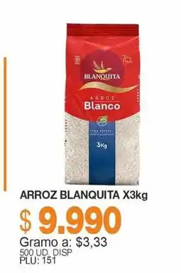 Mercar Arroz blanquita oferta