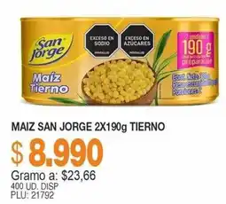 Mercar San Jorge Maiz Tierno oferta