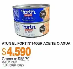 Mercar El fortin atun aceite o agua oferta