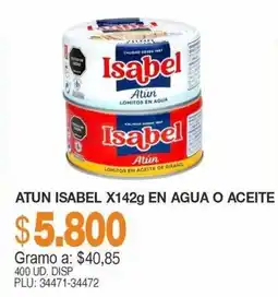 Mercar Isabel Atún oferta