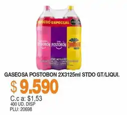 Mercar Gaseosa postobon 2x3125ml stdo gt/liqui oferta