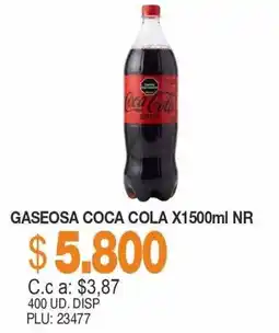 Mercar Gaseosa coca cola oferta