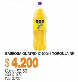 Mercar Gaseosa Quatro oferta