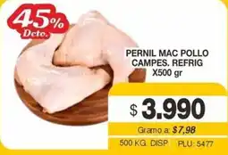 Mercar Pernil mac pollo oferta
