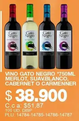 Mercar Vino Gato Negro oferta
