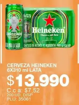 Mercar Cerveza Heineken oferta