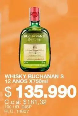 Mercar Whisky Buchanan S 12 Anos oferta