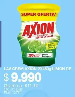 Mercar Axion lav crem.axion 2x450g limon p.e oferta