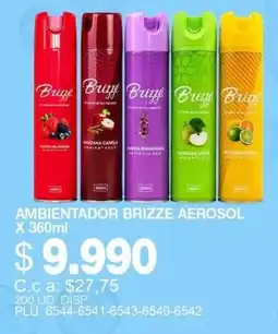 Mercar Brizze ambientador aerosol oferta