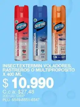Mercar Extermin insecticida voladores rastreiros o multiproposito oferta