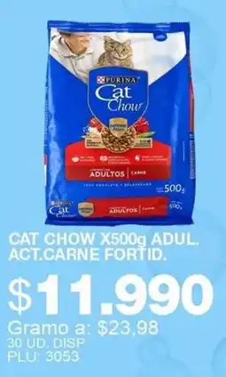 Mercar Cat Chow adultos carne fortid oferta