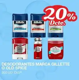 Mercar Desodorantes marca Gillette o Old Spice oferta