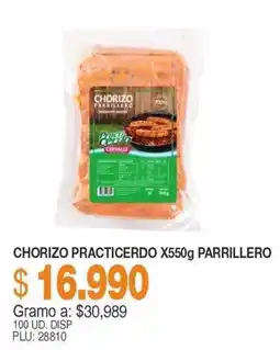 Mercar Cervalle chorizo practicerdo parrillero oferta
