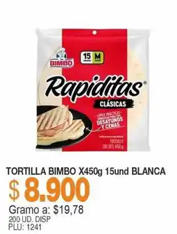 Mercar Bimbo rapiditas clasicas oferta