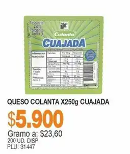 Mercar Queso colanta cuajada oferta