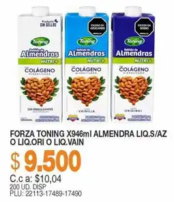 Mercar Forza toning bebida de almendras oferta